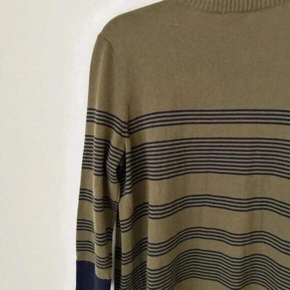 Talbots Pima cotton stripe cardigan - Picture 12 of 13